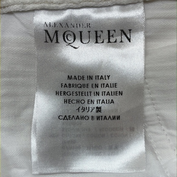 Alexander McQueen Mid Rise Ankle Size EUR 40 Embellished Side Zippers Designer - Picture 8 of 16